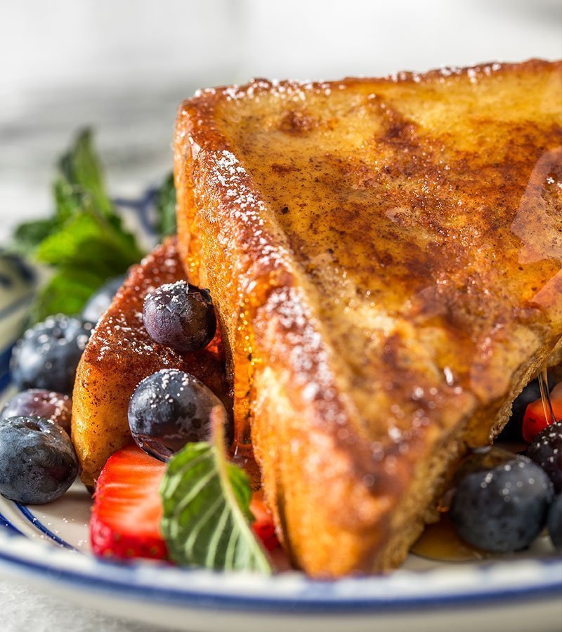 French Toast With White Bread - Grecian Living